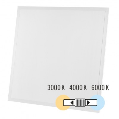 Φωτιστικό LED Panel Τετράγωνο 60x60 40W 230V 5500lm CCT 3000/4000/6000K IP44